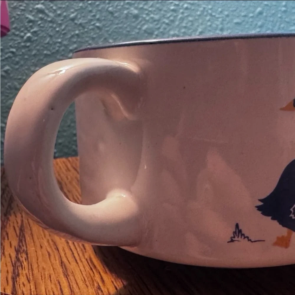Vintage 80s Blue Goose Stacking Soup Mugs | Set of 4 - Picture 10 of 12